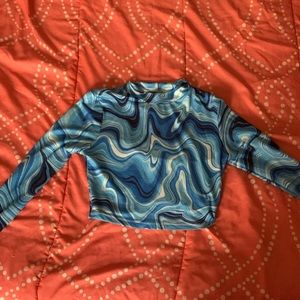 Turtle neck crop top